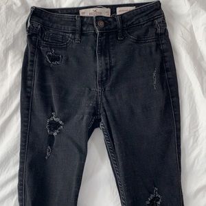 Black Ripped Jeggings